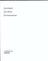 Pepe Espali / Juan Muoz / Correspondencias  - Haga click para ampliar